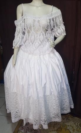 Saia de santo de renda sales