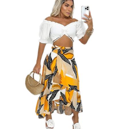 Saia envelope hotsell de babado