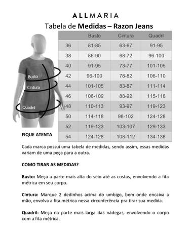 Saia Jeans Com Bolso Frontal 36 ao 46 Razon 0121 Razon Jeans