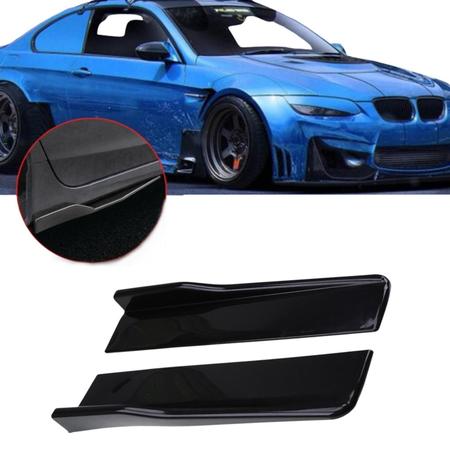 Imagem de Saia Lateral Universal Spoiler Ajustável Preto Metálico Bmw