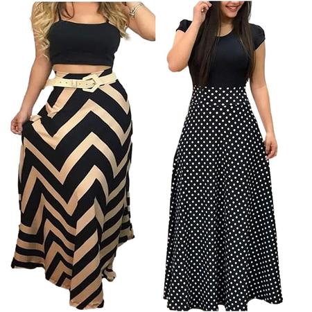 Saia longa hotsell zig zag