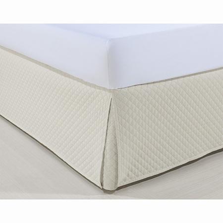 Imagem de Saia P/ Cama Box - Atenas - Queen Size - Marfim - Niazitex