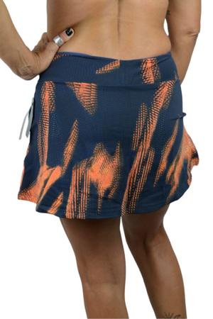 Saia shorts com bolso estampada moda fitness ki fit - exercite seu estilo Imagem de Saia shorts com bolso estampada moda fitness ki fit - exercite seu estilo