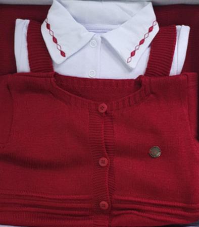 Imagem de Saída de Maternidade de menino Jose em tricot 4 peças