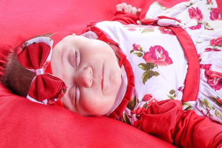 Saída Maternidade Menina Charmosa Floral 5 Peças Roupas de Bebê