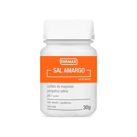 Imagem de Sal Amargo Farmax Pó 30g (limpeza Intestinal)