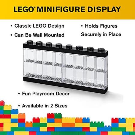 Imagem de Sala Copenhagen Lego Minifigure Display Case 16 Preto, Grande