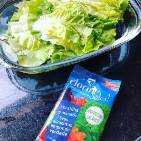 Imagem de Salad 20 Pastilhas Para Limpeza de Frutas e Verduras Ameixa