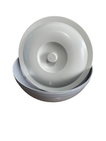 Imagem de Saladeira com Tampa de Plastico Redonda Resistente Multiuso 2 Litros Pote Vasilha Bowl