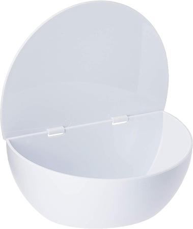 Imagem de Saleiro De Bancada Luna 480 ml Cor Branco Ou Martiplast