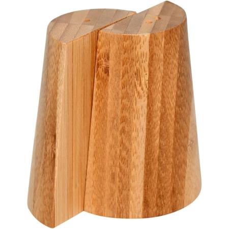 Imagem de Saleiro e Pimenteiro de Mesa Bambu Ecokitchen Com Ímã Mimo Style Conjunto