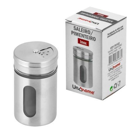 Saleiro ou Pimenteiro Com Visor Uny Gift - UD170102 Imagem de Saleiro ou Pimenteiro Com Visor Uny Gift - UD170102