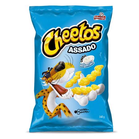 Brasil em Casa jp - Tamanho família 140g Cheetos sabor requeijão