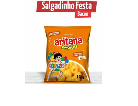 Imagem de Salgadinho Chips Aritana Mini p/ festa 15g - 250 unidades