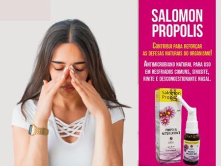 Salomon Própolis Nasal 20ml S/ Alta Qualidade Origina - Salomon Propolis - Álcool de Limpeza - Magazine Luiza