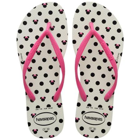 Imagem de Sand.hav.slim disney branco/rosa flux 39/0