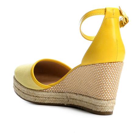Sandália anabela ala espadrille cheap feminina