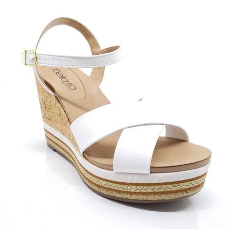Sand lia Anabela Beira Rio Conforto 8406303 Outros Moda e
