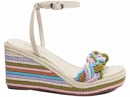 Sand lia Anabela Off White Tran as Colorida Ref. 873 582A