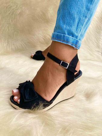 Anabela plataforma cheap preta