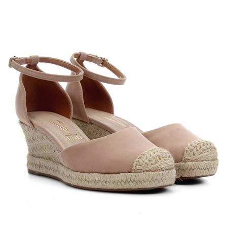 Sandália anabela sales vizzano espadrille