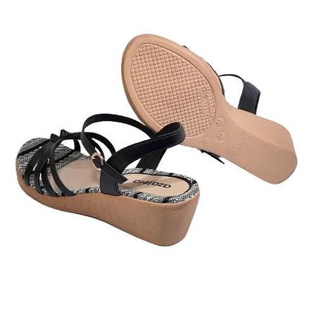 Sandalia azaleia salto best sale anabela