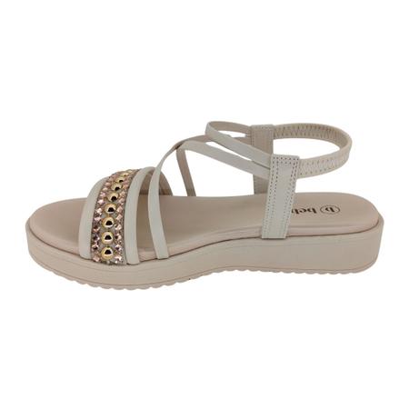 Sandália Bebecê Pedraria Flatform 2289712 - Feminino Imagem de Sandália Bebecê Pedraria Flatform 2289712 - Feminino