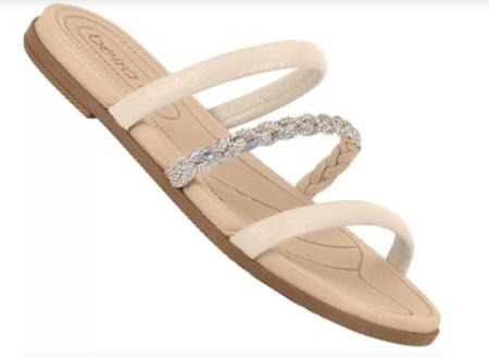Sandalia beira rio 8507.104 tiras strass Imagem de Sandalia beira rio 8507.104 tiras strass