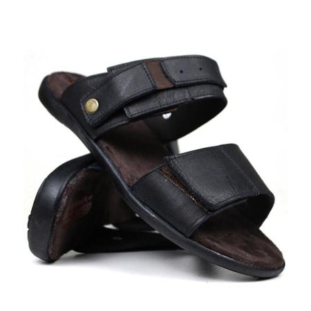 Sandália Casual Masculino Couro Deck B HB300 Conforto - Deck Be Imagem de Sandália Casual Masculino Couro Deck B HB300 Conforto