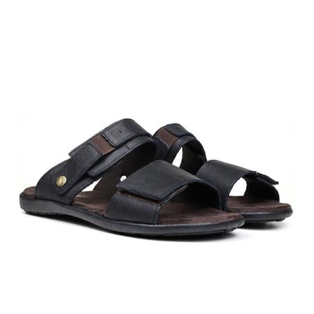 Sandália Casual Masculino Couro Deck B HB300 Conforto - Deck Be Imagem de Sandália Casual Masculino Couro Deck B HB300 Conforto