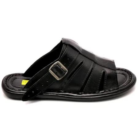 Sandália Chinelo Anti Stress Masculino Couro Legítimo - CAT Imagem de Sandália Chinelo Anti Stress Masculino Couro Legítimo