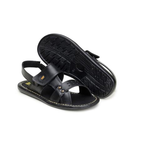 Sandália Chinelo Anti Stress Masculino Couro Legítimo - CAT Imagem de Sandália Chinelo Anti Stress Masculino Couro Legítimo