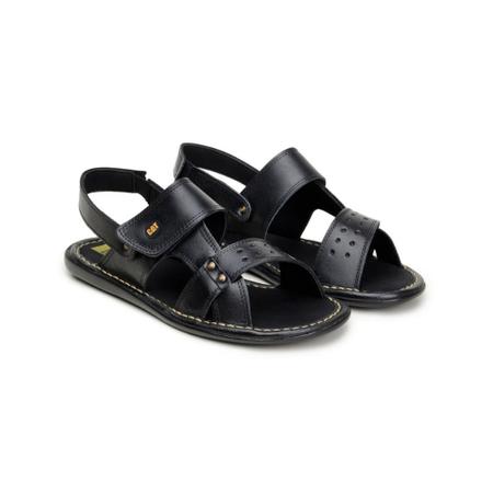 Sandália Chinelo Anti Stress Masculino Couro Legítimo - CAT Imagem de Sandália Chinelo Anti Stress Masculino Couro Legítimo
