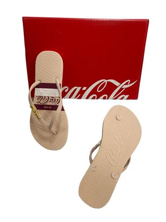 Imagem de Sandália chinelo de dedo feminino coca cola andale cc4379