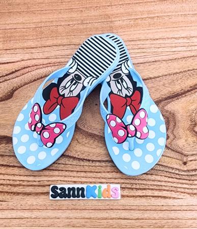 Imagem de Sandália Chinelo Infantil Emborrachado Macio e Confortável Minnie