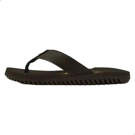 Sandália chinelo kenner nk6 preto dourado casual tratorado Imagem de Sandália chinelo kenner nk6 preto dourado casual tratorado