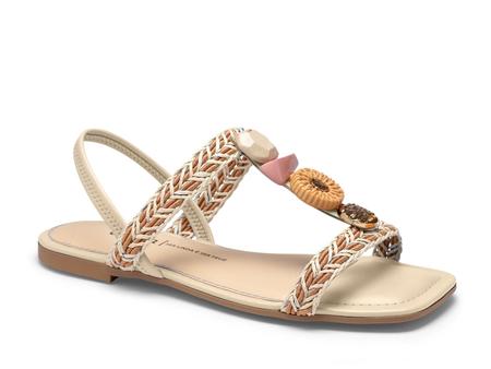 Sand lia Dakota Feminina Rasteira Palmilha Conforto Y6791