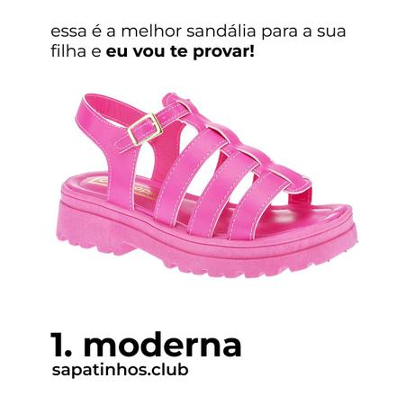 Imagem de Sandalia e Bota Infantil Coturno Menina - KIT 2 PARES Tam 28 ao 34