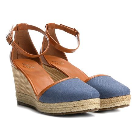 Sandália anabela hotsell ala espadrille feminina