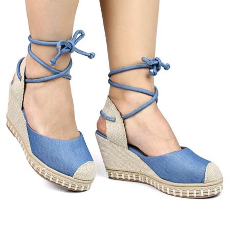 Espadrilhe de best sale amarrar