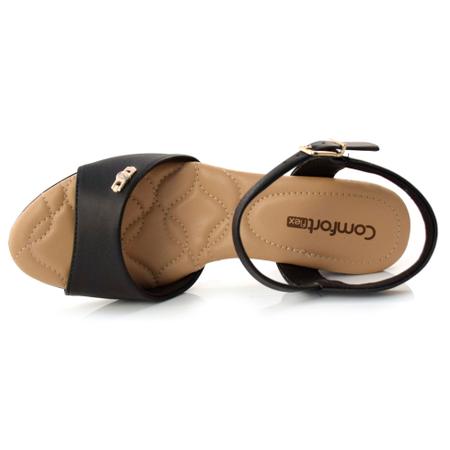 Sandália comfortflex best sale preta