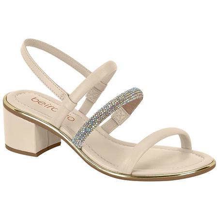 Sandália Feminina com Strass Salto Bloco Beira Rio - 8379237 Imagem de Sandália Feminina com Strass Salto Bloco Beira Rio - 8379237