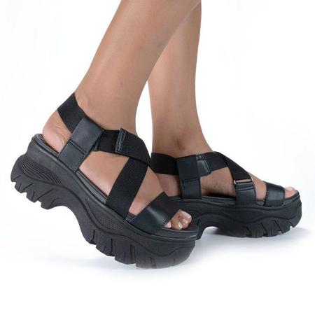 Sandália Feminina Dakota Plataforma Chunky Z7501 Preto - Sandália Feminina  - Magazine Luiza