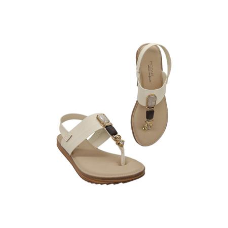 Sandália Feminina De Dedo Rasteira Com Pedrarias Modare Ultra Conforto 7141120 Imagem de Sandália Feminina De Dedo Rasteira Com Pedrarias Modare Ultra Conforto 7141120
