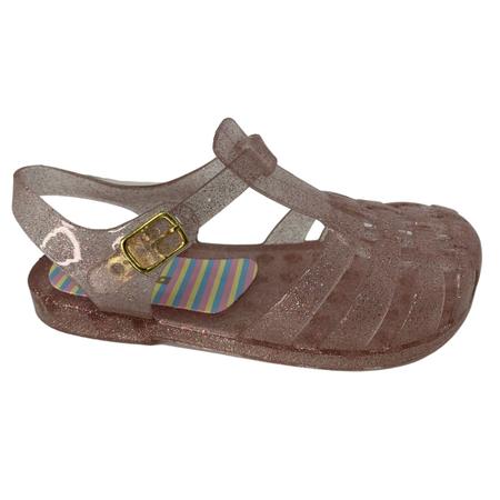 Sandália Feminina Infantil Rosa Glitter - LueLua Imagem de Sandália Feminina Infantil Rosa Glitter