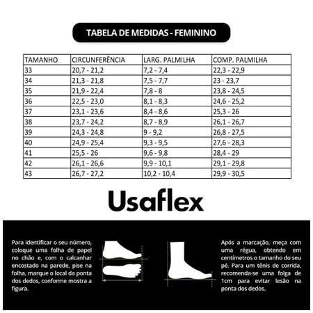 Imagem de Sandália feminina usaflex r1804