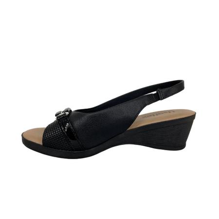 Imagem de Sandália Feminina Usaflex Slingback Salto Anabela