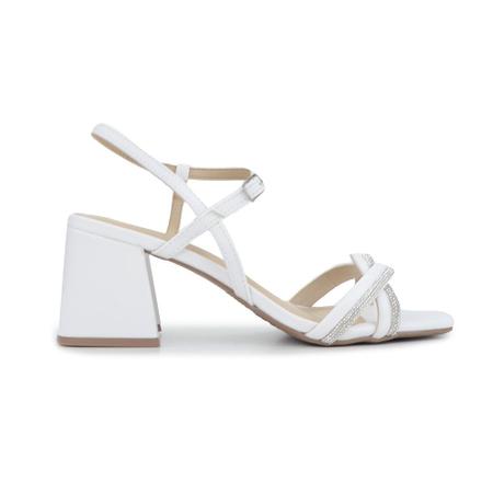 Sandália branca sale via marte