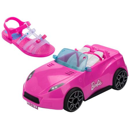 Imagem de Sandalia Grendene 22166 Barbie Pink Car Infantil