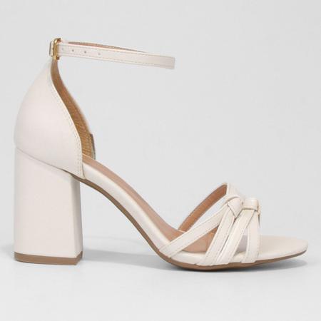 Sand lia Griffe Salto Grosso Tiras N Sand lia Feminina